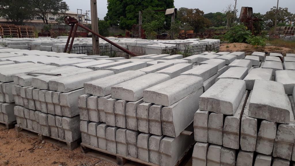 meio fio, calçada, concreto